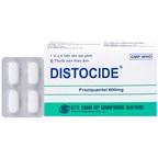 Thuốc Distocide Shinpoong Daewoo điều trị sán máng, sán lá gan nhỏ (1 vỉ x 4 viên)