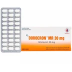Thuốc Dorocron MR 30mg Domesco điều trị đái tháo đường típ 2 (2 vỉ x 30 viên)