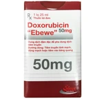 Thuốc Doxorubicin Ebewe 50mg/25ml điều trị các khối u đặc, ung thư hệ tạo máu và hệ lympho