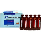Dung dịch uống A.T Desloratadin 2.5mg An Thiên giảm viêm mũi dị ứng, nổi mày đay mạn tính (30 ống x 5ml)