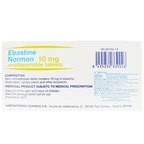 Thuốc Ebastine Normon 10mg điều trị viêm mũi dị ứng, mề đay vô căn (2 vỉ x 10 viên)
