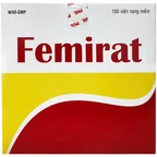 Thuốc Femirat dự phòng và điều trị thiếu sắt, acid folic (10 vỉ 10 viên)