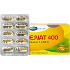 Thuốc Enat 400 MEGA We care điều trị và dự phòng tình trạng thiếu Vitamin E (3 vỉ x 10 viên)