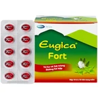 Thuốc Eugica Fort DHG điều trị các chứng ho, đau họng, sổ mũi, cảm cúm (10 vỉ x 10 viên)