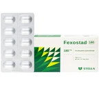 Thuốc Fexostad 180 Stella điều trị viêm mũi dị ứng theo mùa, mày đay vô căn mạn tính (10 viên)