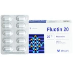 Thuốc Fluotin 20 Stella điều trị trầm cảm, rối loạn xung lực cưỡng bức ám ảnh (2 vỉ x 10 viên)