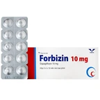 Thuốc Forbizin 10mg Bidiphar điều trị đái tháo đường tuýp 2 (3 vỉ x 10 viên)