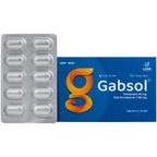 Thuốc Gabsol 40mg/1100mg Liviat chỉ định điều trị bệnh lý tiêu hóa, loét dạ dày tá tráng, trào ngược dạ dày thực quản (3 vỉ x 10 viên)