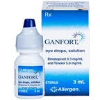 Thuốc nhỏ mắt Ganfort Allergan điều trị Glaucoma góc mở, tăng nhãn áp (3ml)