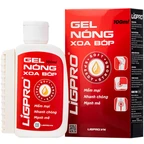 Gel nóng xoa bóp Ligpro hỗ trợ giảm đau cơ xương khớp, thư giãn cơ bắp (Thảo dược thiên nhiên) (100ml)