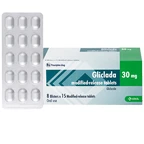 Thuốc Gliclada 30mg KRKA điều trị bệnh tiểu đường (8 vỉ x 15 viên)