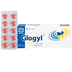 Viên nén Glogyl Glomed điều trị nhiễm khuẩn răng miệng cấp tính, mạn tính (2 vỉ x 10 viên)