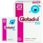 Bột Glotadol 150 Abbott hỗ trợ hạ sốt và giảm các cơn đau do cảm cúm (20 gói x 2g)