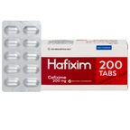 Thuốc Hafixim 200 Tabs DHG Pharma điều trị các trường hợp nhiễm khuẩn (3 vỉ x 10 viên)