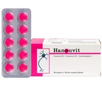 Thuốc Haneuvit Hasan điều trị rối loạn do thiếu vitamin B1, B6, B12 (10 vỉ x 10 viên)