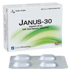 Thuốc Janus-30 Davipharm điều trị xuất tinh sớm ở nam giới từ 18 - 64 tuổi (2 vỉ x 4 viên)