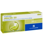 Thuốc Jiracek - 20 Davipharm điều trị viêm loét dạ dày, trào ngược dạ dày (3 vỉ x 10 viên)