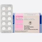 Thuốc Kalium Chloratum Biomedica dùng trong phòng và điều trị một số trường hợp thiếu kali (10 vỉ x 10 viên)