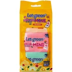 Khăn giấy ướt mini wipes Let-Green (6 gói x 12 miếng)