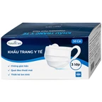 Khẩu trang 3 lớp Naturecare màu trắng (50 cái) ngăn khói bụi, vi khuẩn