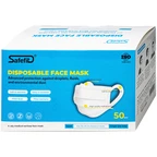 Khẩu trang 4 lớp Safefit màu trắng (50 cái) ngăn khói bụi, vi khuẩn