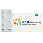 Viên nhai Kipel Chewable Tablet 4mg MEGA We care điều trị hen suyễn, co thắt phế quản, viêm mũi dị ứng (4 vỉ x 7 viên)
