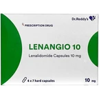 Thuốc Lenangio 10mg Dr.reddy's điều hòa miễn dịch, kháng sinh mạch, chống ung thư qua nhiều cơ chế (4 vỉ x 7 viên)