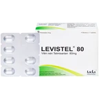 Viên nén Levistel 80 Tada Pharma điều trị tăng huyết áp, suy tim (4 vỉ x 7 viên)