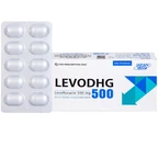 Thuốc LevoDHG 500 điều trị các chứng nhiễm khuẩn, viêm phổi, viêm tiền liệt tuyến (3 vỉ x 10 viên)