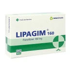 Thuốc Lipagim 160 Agimexpharm điều trị tăng lipid máu (3 vỉ x 10 viên)