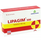 Thuốc Lipagim 300 điều trị rối loạn lipoprotein huyết (3 vỉ x 10 viên)