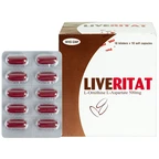 Viên nang mềm Leveritat 500mg Phil Inter Pharma điều trị viêm gan, gan nhiễm mỡ (10 vỉ x 10 viên)
