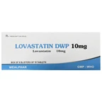 Thuốc Lovastatin Dwp 10mg Wealphar hỗ trợ điều trị tăng cholesterol máu tiên phát (6 vỉ x 10 viên)