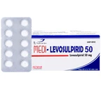 Viên nén Medi-Levosulpirid 50 Medisun điều trị tâm thần phân liệt, rối loạn tiêu hóa (3 vỉ x 10 viên)