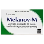 Viên nén Melanov-M Micro điều trị đái tháo đường típ 2 (10 vỉ x 10 viên)