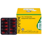 Men tiêu hóa Neopeptine Raptakos hỗ trợ điều trị đầy hơi, khó tiêu, biếng ăn (10 vỉ x 10 viên)