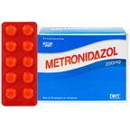 Viên nén Metronidazol 250mg Hataphar điều trị các chứng nhiễm khuẩn, viêm lợi (50 vỉ x 10 viên)