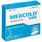 Thuốc Mexcold 500mg Imexpharm điều trị các chứng đau và sốt từ nhẹ đến vừa (4 vỉ 4 viên)