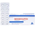 Viên nén Meyerviliptin 50mg Meyer-BPC hỗ trợ chế độ ăn kiêng, kiếm soát đường huyết (3 vỉ x 10 viên)