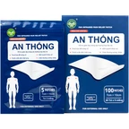 Miếng dán giảm đau An Thống Mdtyy giúp giảm đau cổ, đau mỏi vai gáy, đau lưng (20 túi x 5 miếng)