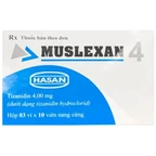 Thuốc Muslexan 4 Hasan điều trị co cơ gây đau do rối loạn chức năng hay tư thế của cột sống, đau thắt lưng (3 vỉ x 10 viên)