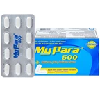 Thuốc My Para 500mg S.P.M hỗ trợ giảm đau hạ sốt (10 vỉ x 10 viên)	