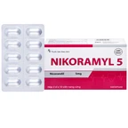 Viên nang cứng Nikoramyl 5 Hà Tây phòng và điều trị cơn đau thắt ngực (3 vỉ x 10 viên) 