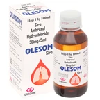 Siro Olesom Gracure điều trị bệnh hô hấp cấp và mãn tính, viêm phế quản (100ml) 