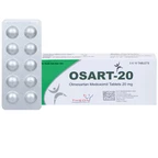 Viên nén Osart-20 Theon Pharma điều trị tăng huyết áp, xơ vữa động mạch (3 vỉ x 10 viên)