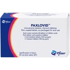 Thuốc Paxlovid Pfizer là thuốc kháng virus dùng đường uống để điều trị COVID-19 (5 vỉ x 6 viên)