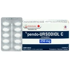 Viên nén pendo-Ursodiol C 250mg Domesco điều trị xơ gan mật nguyên phát (3 vỉ x 10 viên)