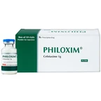 Bột pha tiêm Philoxim 1g Phil Inter Pharma điều trị nhiễm trùng do các chủng vi khuẩn (10 chai)