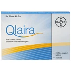 Thuốc Qlaira Bayer chỉ định tránh thai đường uống (1 vỉ x 28 viên)