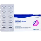 Thuốc Reprat 40mg Delorbis điều trị trào ngược dạ dày, thực quản (2 vỉ x 10 viên)